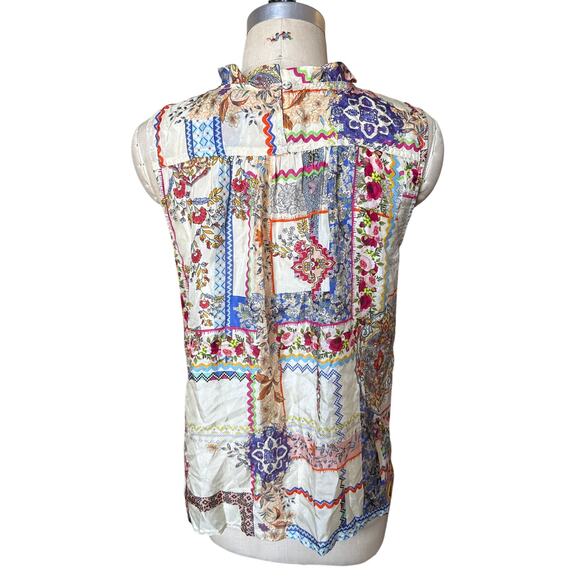 NWT Johnny Was Stano Ife Silk Tank Blouse Size Medium - Picture 4 of 7
